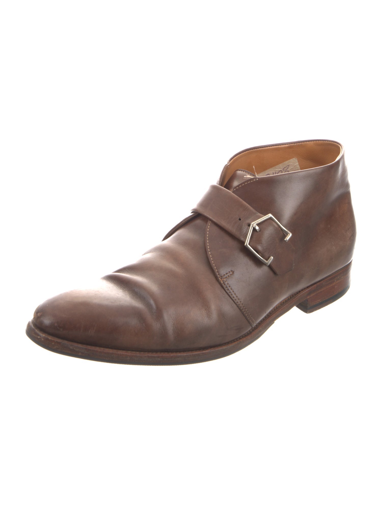 John Lobb Leather Monk Straps