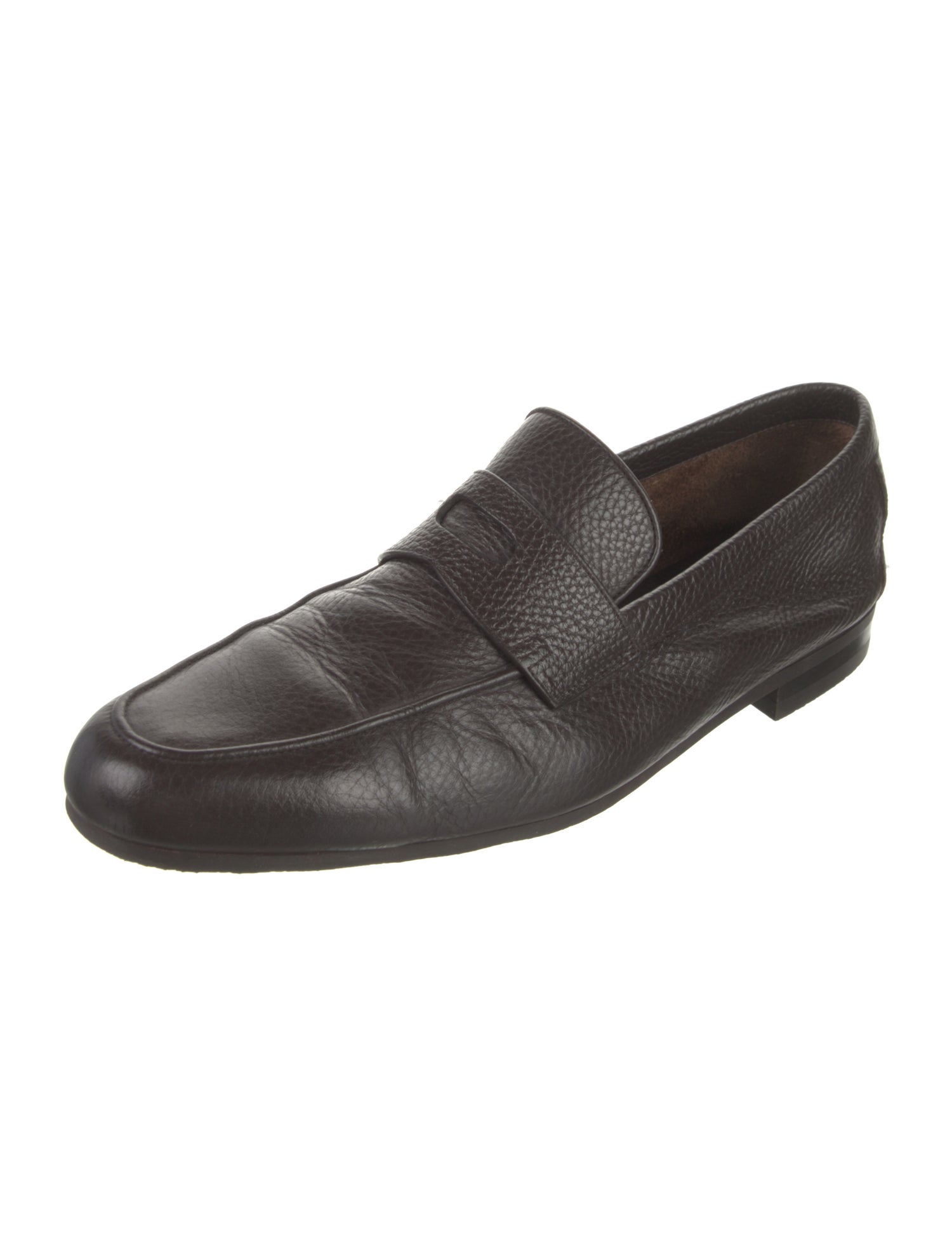 John Lobb Leather Dress Loafers