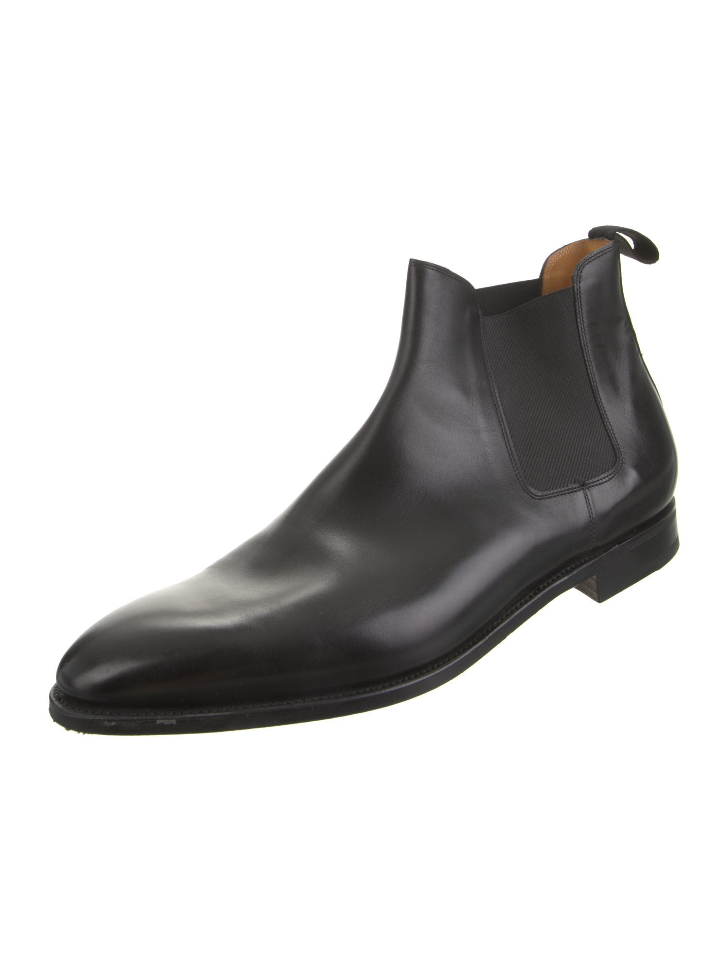John Lobb Leather Chelsea Boots
