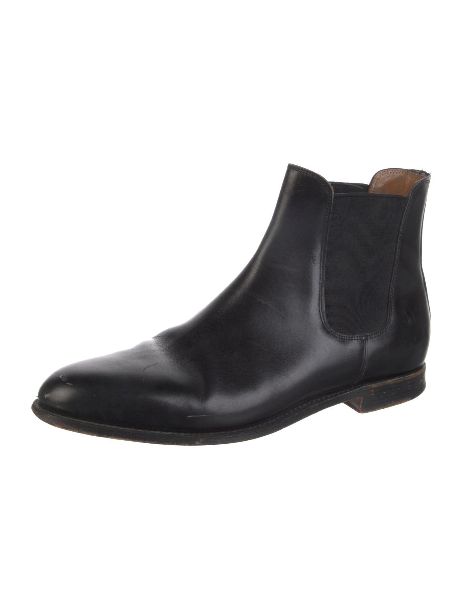 John Lobb Leather Chelsea Boots