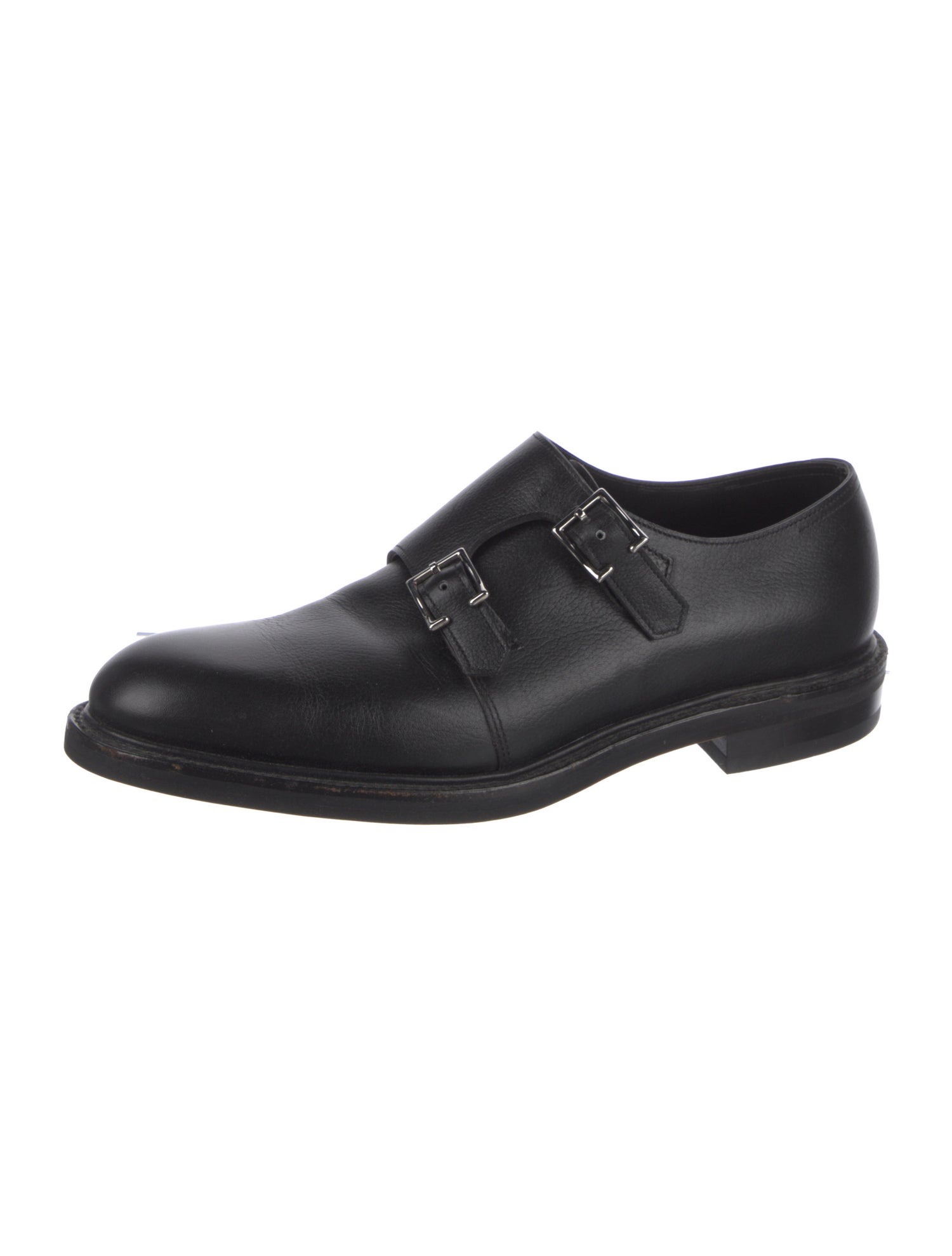 John Lobb Leather Monk Straps