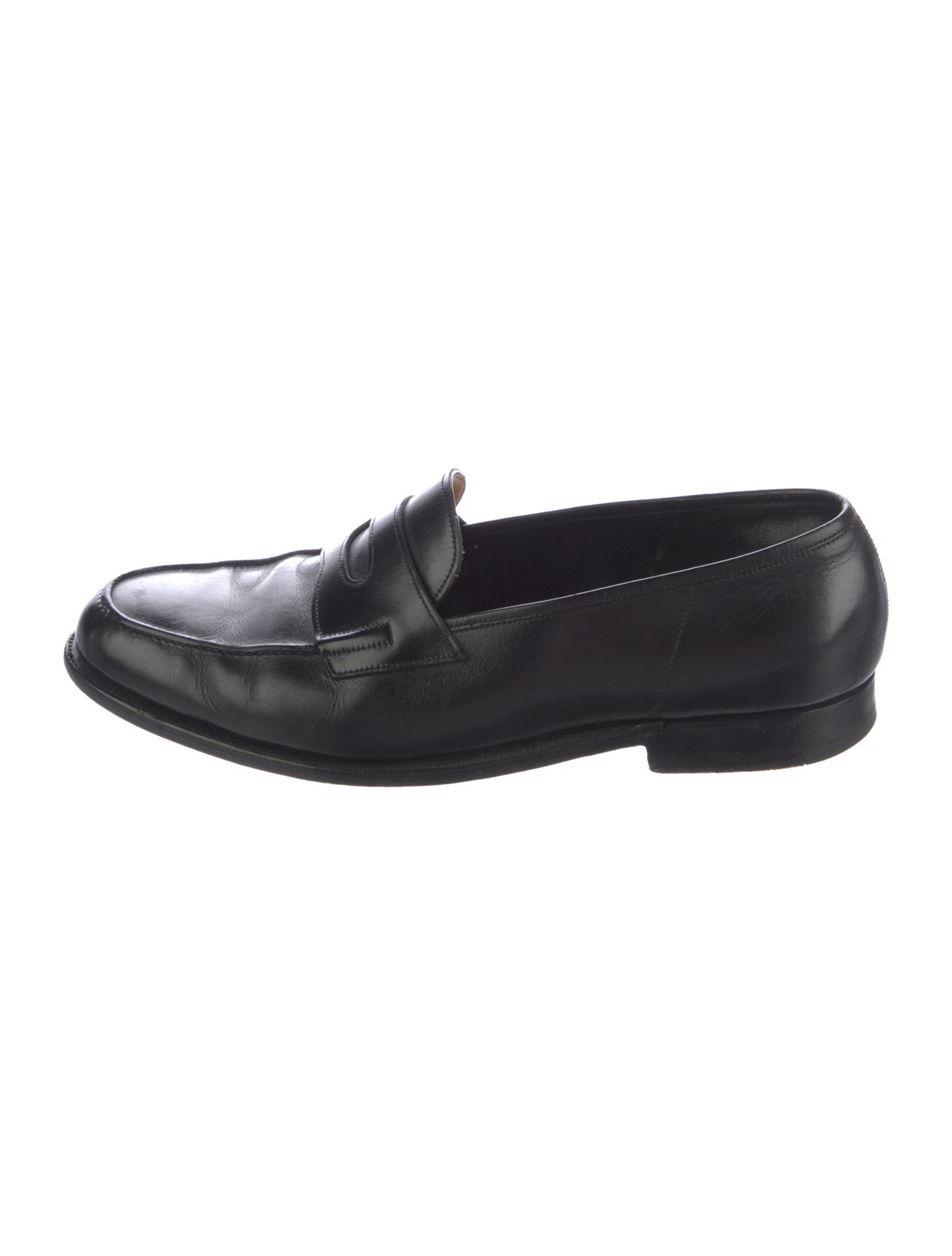 John Lobb Leather Dress Loafers