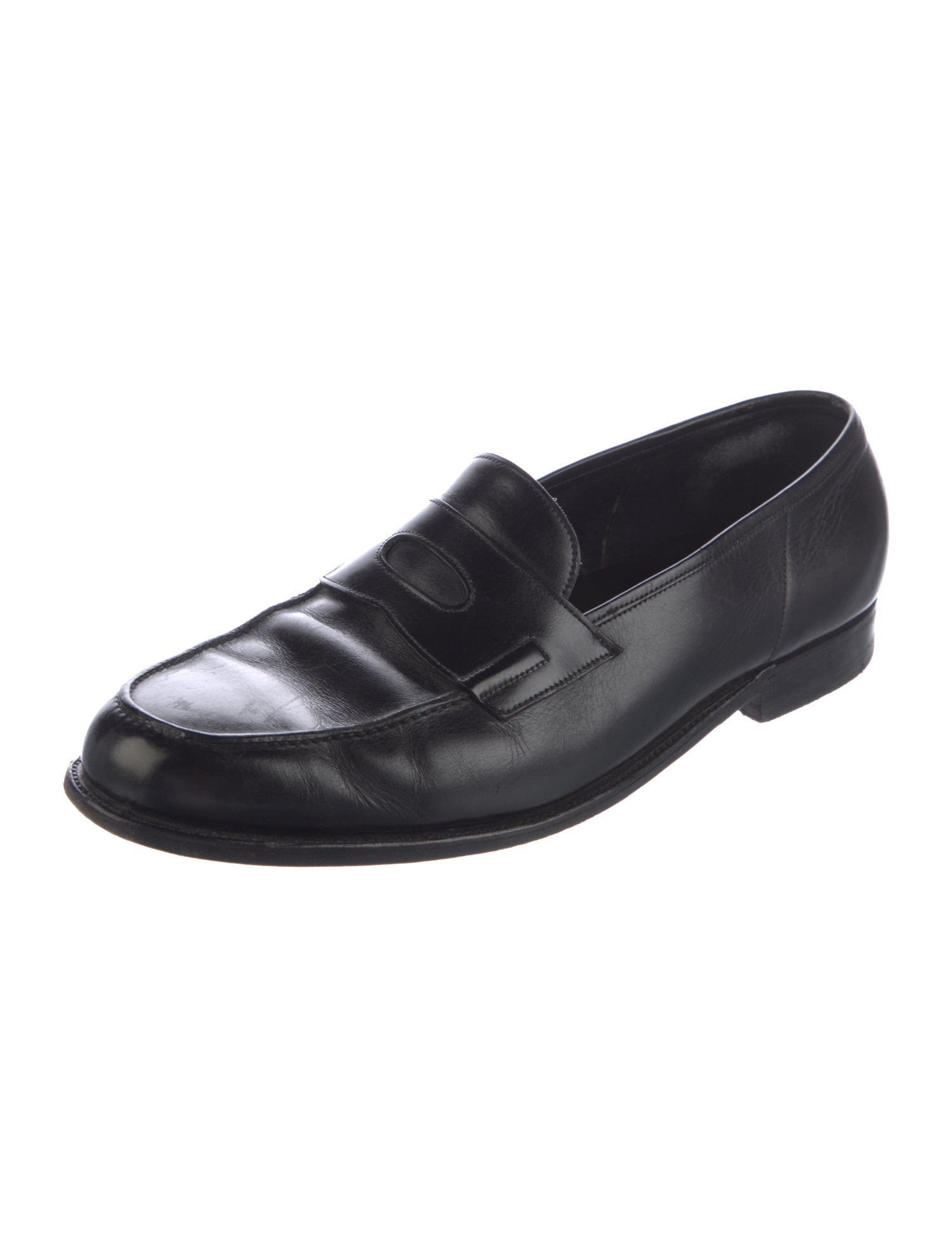 John Lobb Leather Dress Loafers