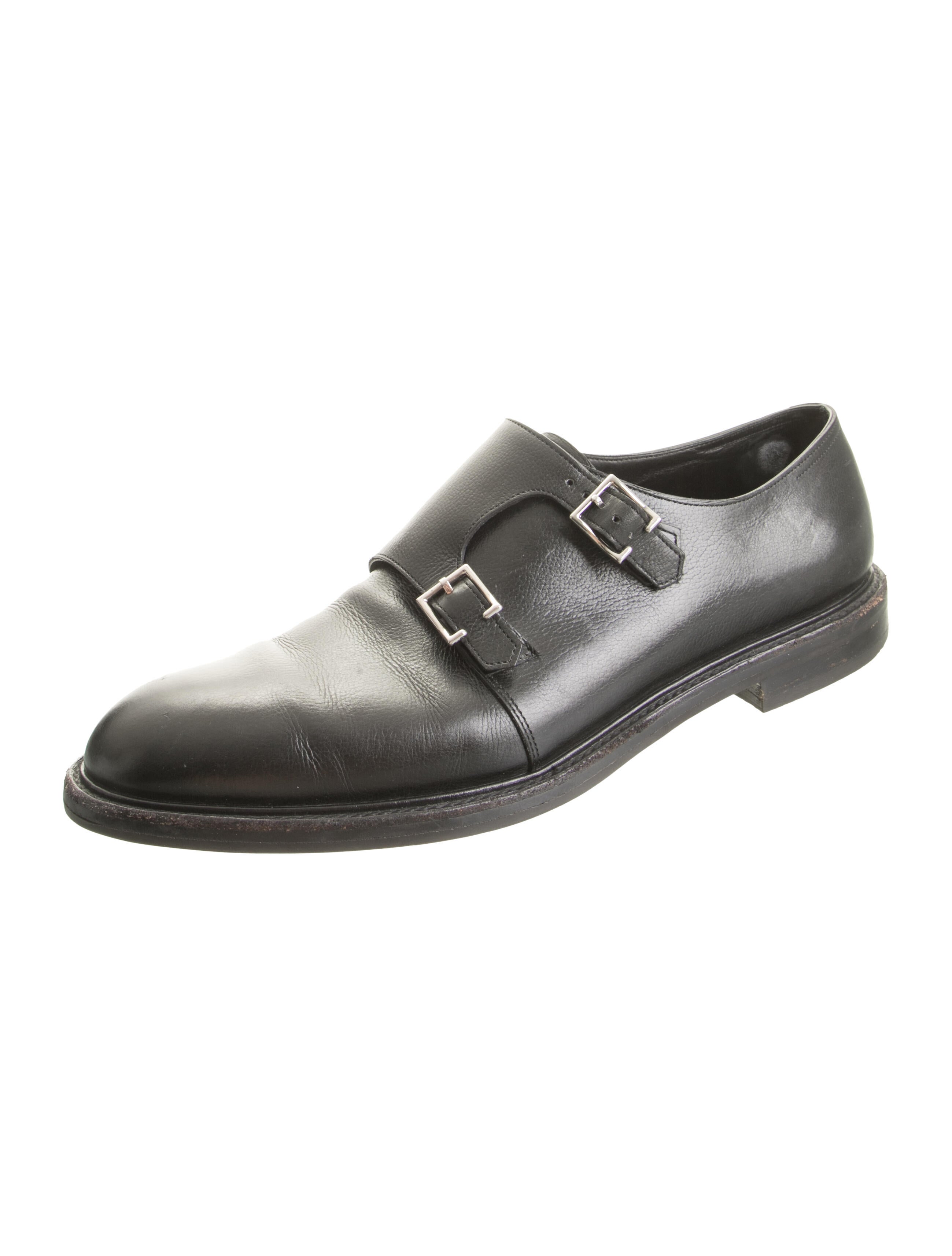 John Lobb Leather Monk Straps