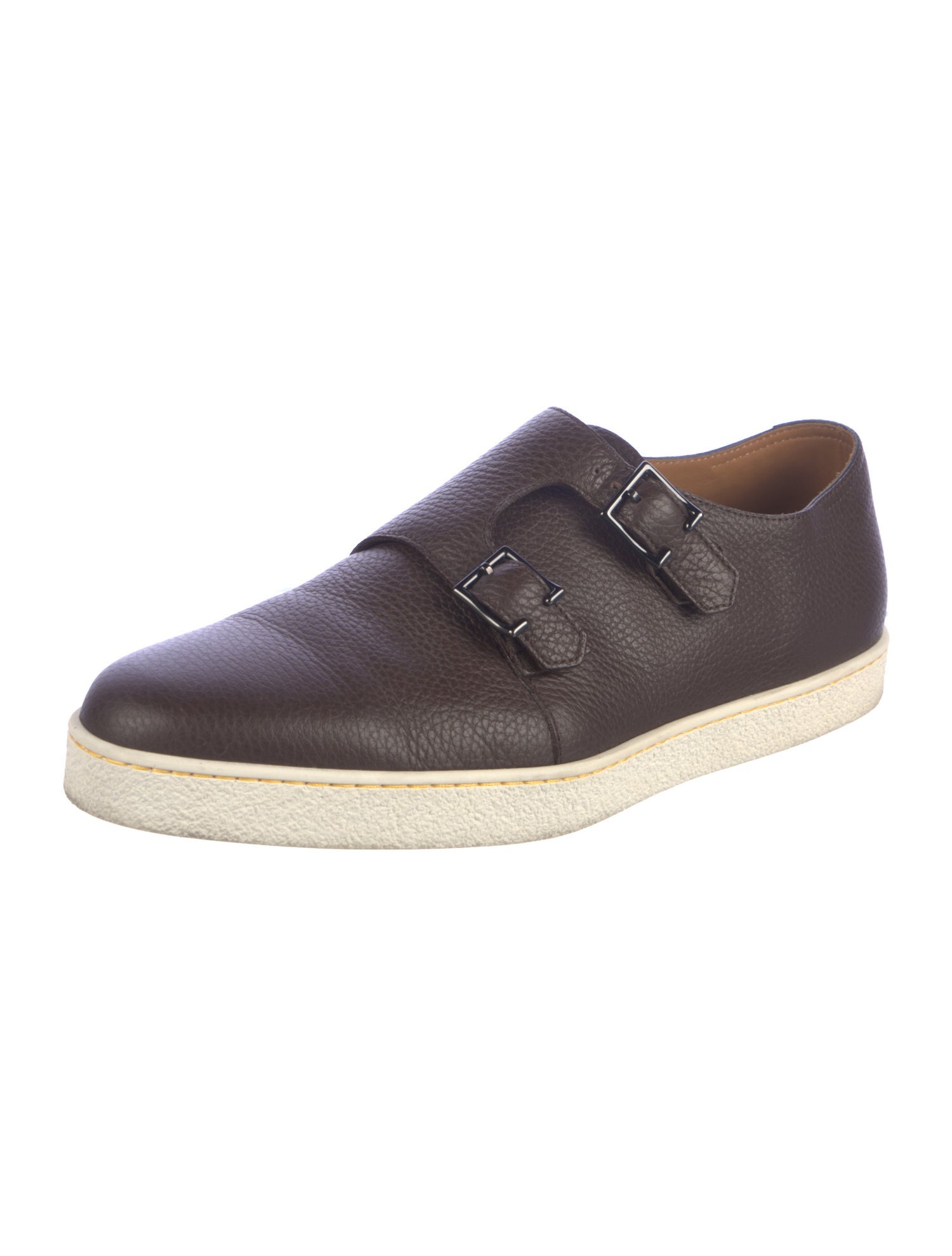 John Lobb Leather Monk Straps