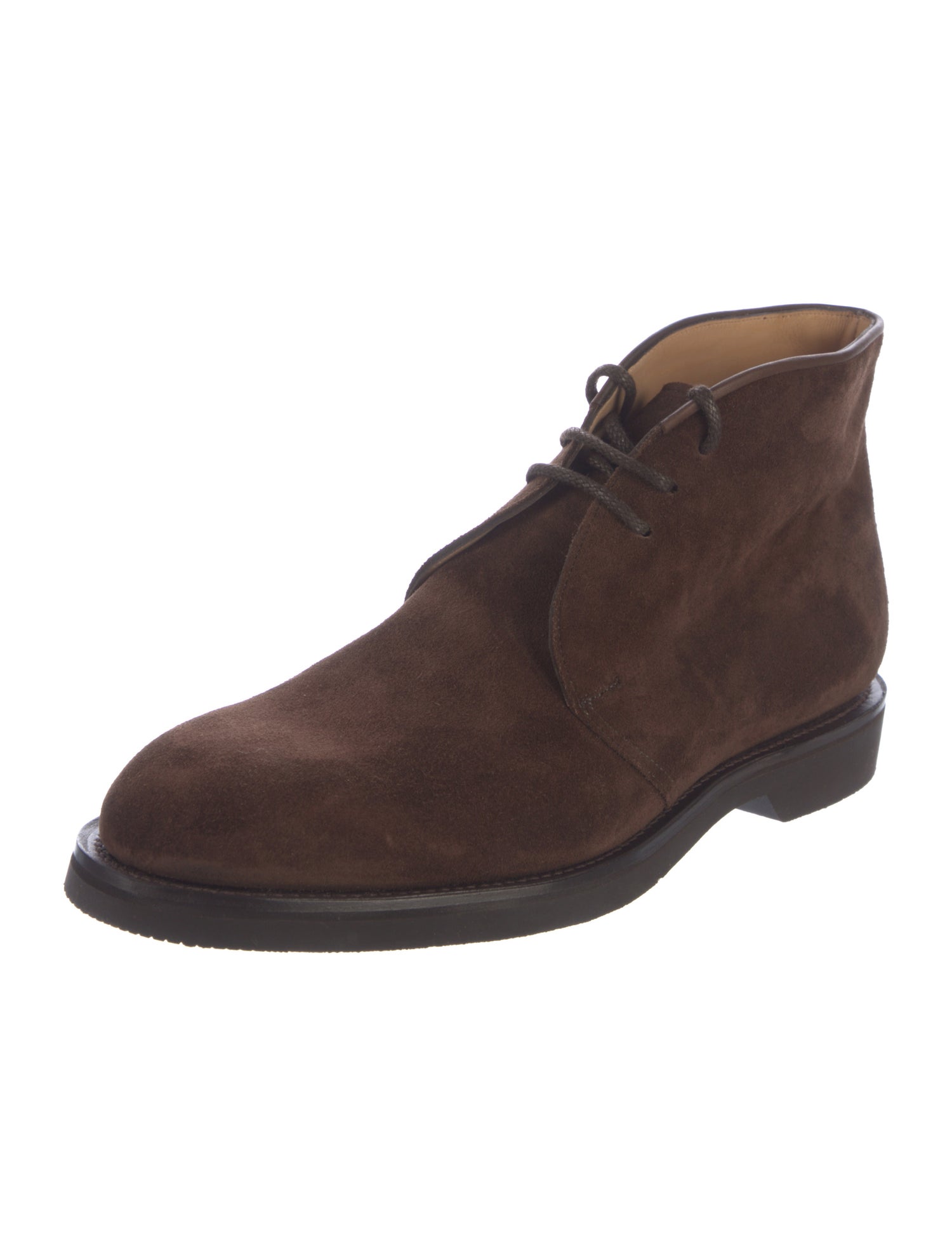John Lobb Suede Derby Shoes