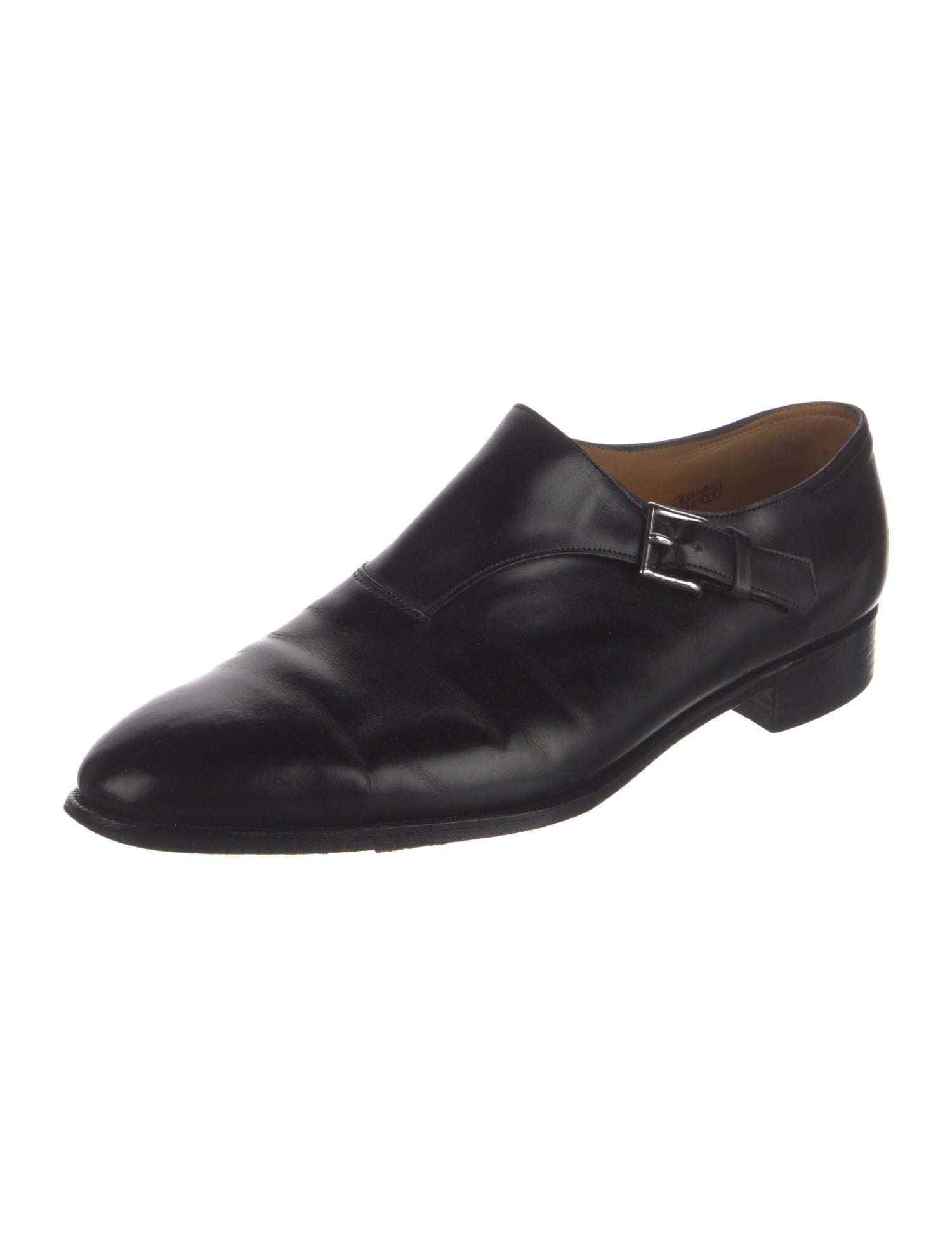 John Lobb Leather Monk Straps