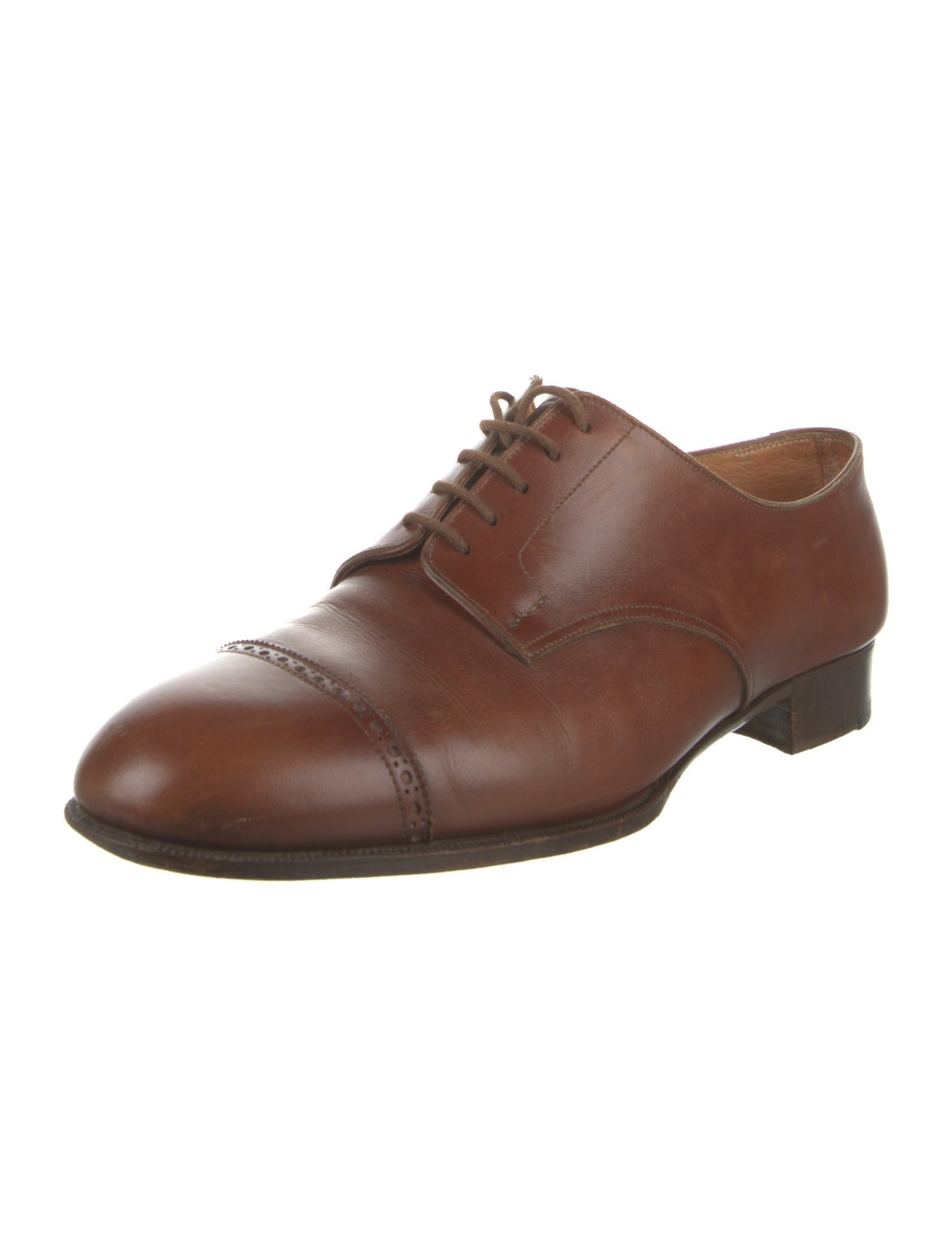 John Lobb x Paul Smith Willoughby Derby Shoes - Blue Oxfords