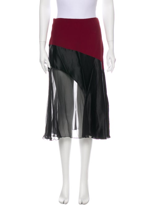 Jonathan Saunders Knee-Length Skirt Black