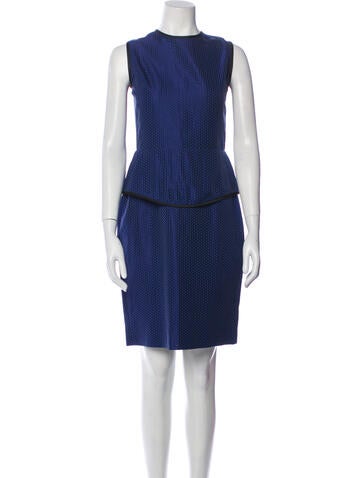 Jonathan Saunders Dresses Polka Dot Print Knee-Length Dress Us6, Fr38 | M