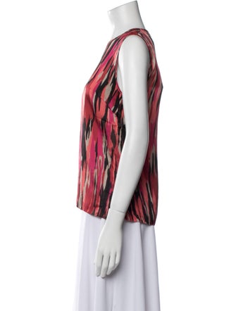 Jonathan Saunders Printed Crew Neck Blouse