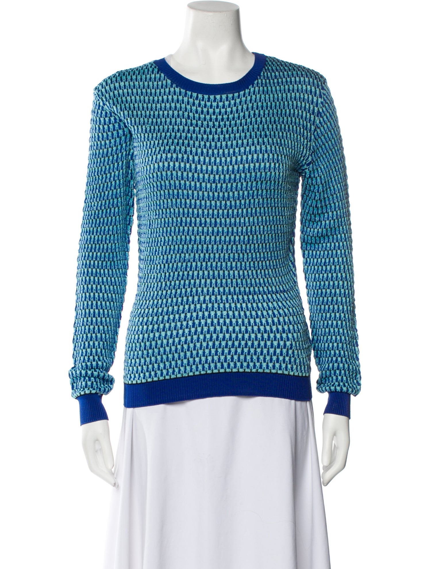 Jonathan Saunders Printed Crew Neck Sweater