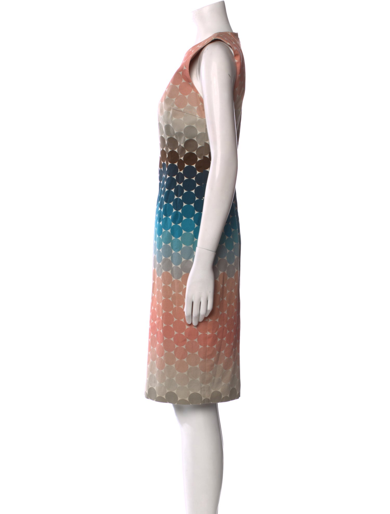 Jonathan Saunders Polka Dot Print Knee-Length Dress