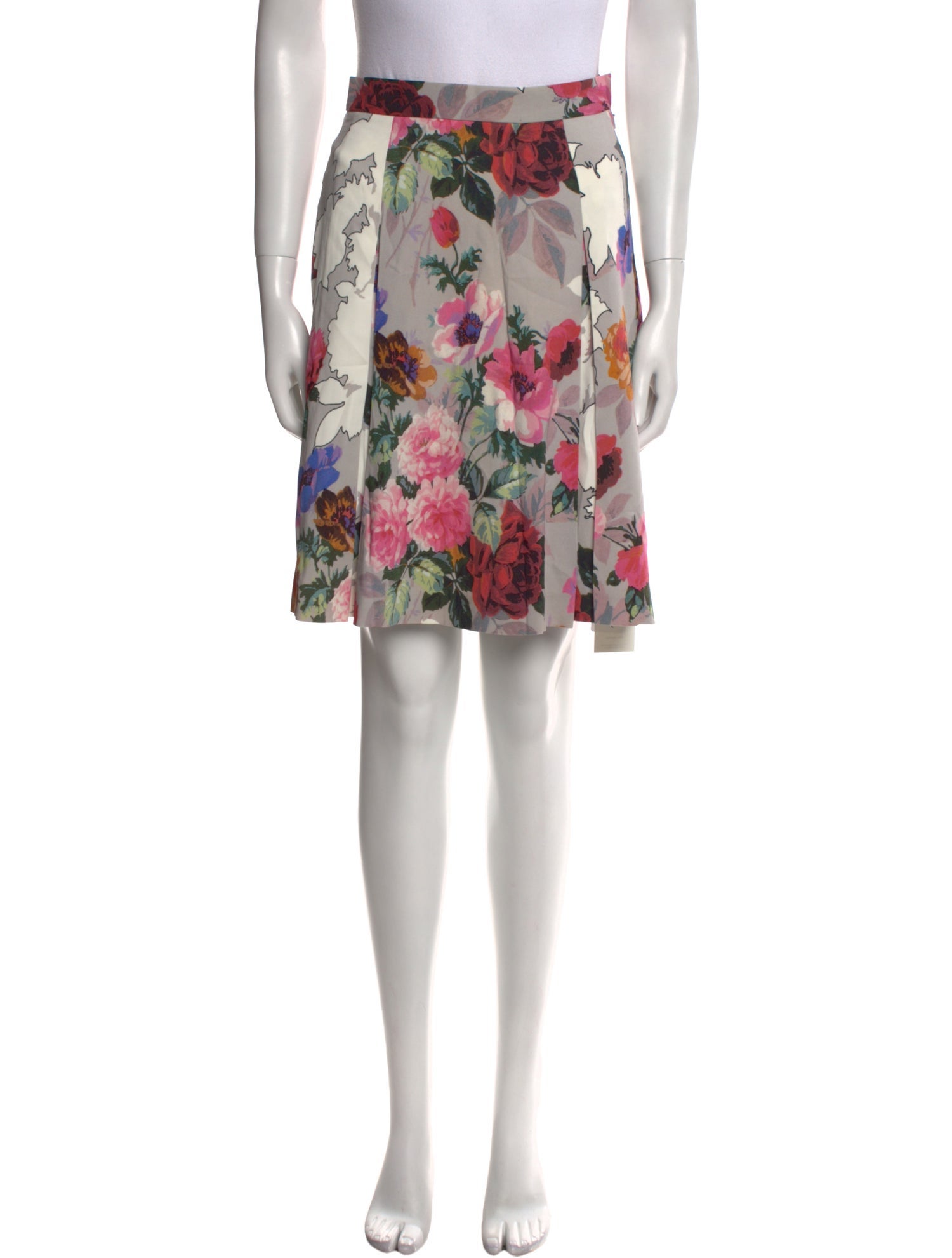 Jonathan Saunders Silk Knee-Length Skirt