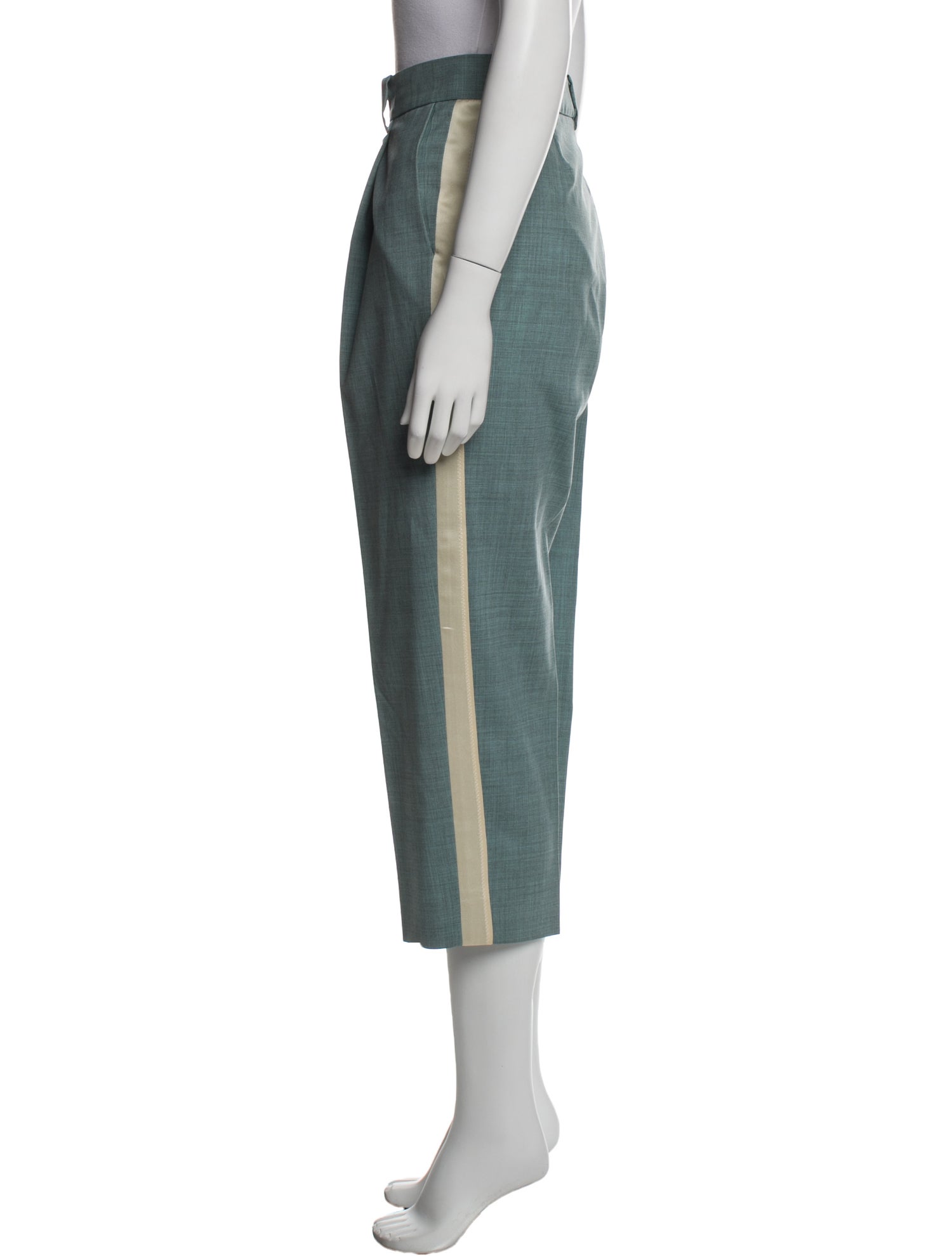 Jonathan Saunders Wool Straight Leg Pants