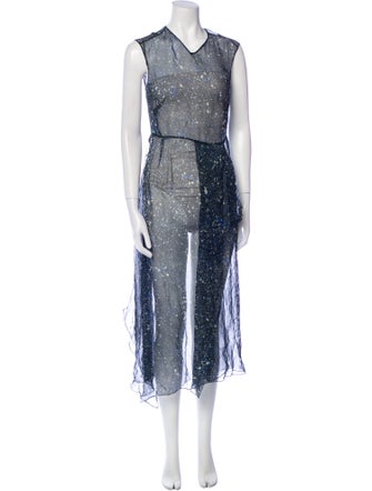 Jonathan Saunders Printed Long Dress