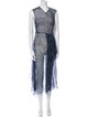 Jonathan Saunders Printed Long Dress