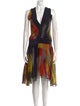Jonathan Saunders Silk Midi Length Dress