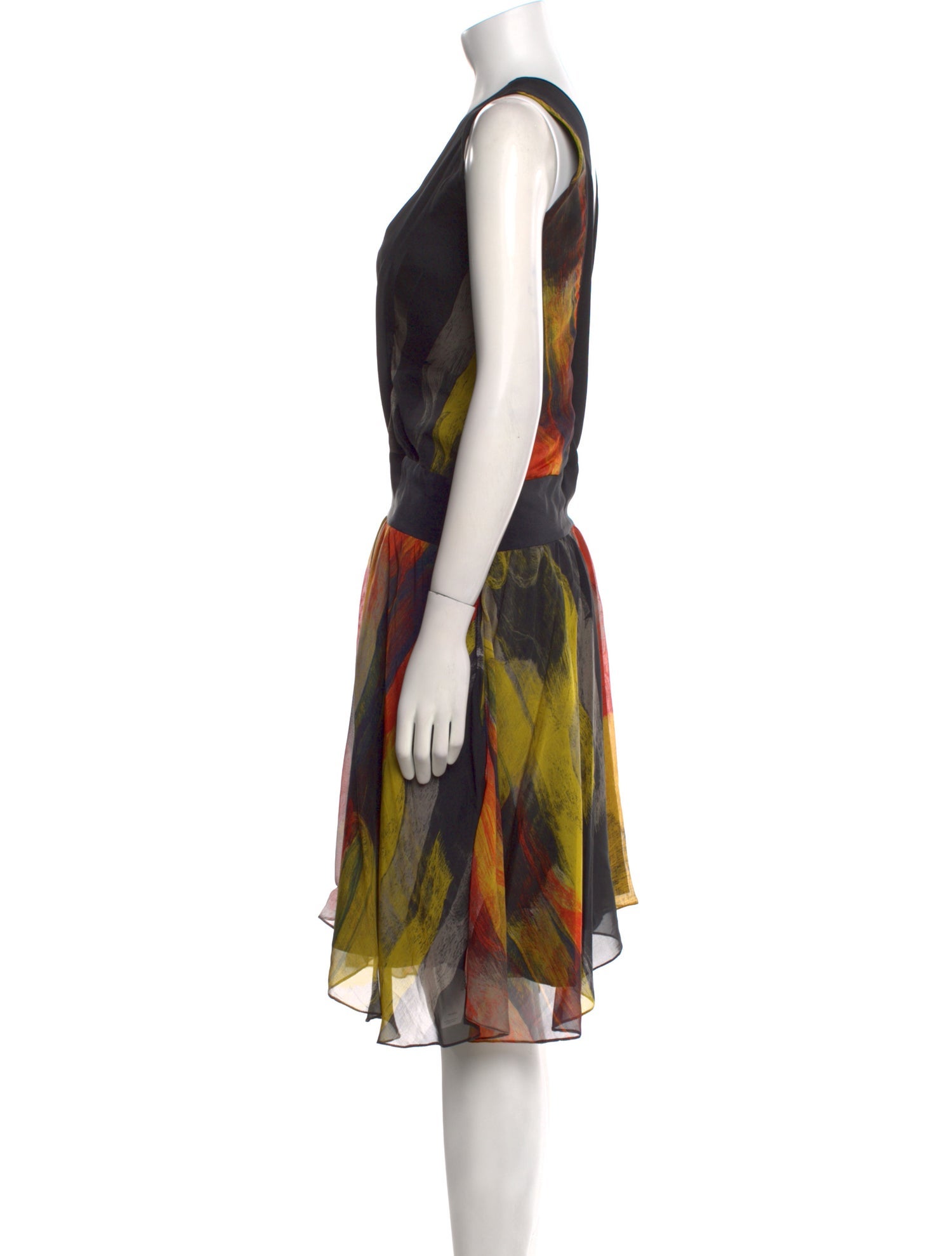 Jonathan Saunders Silk Midi Length Dress