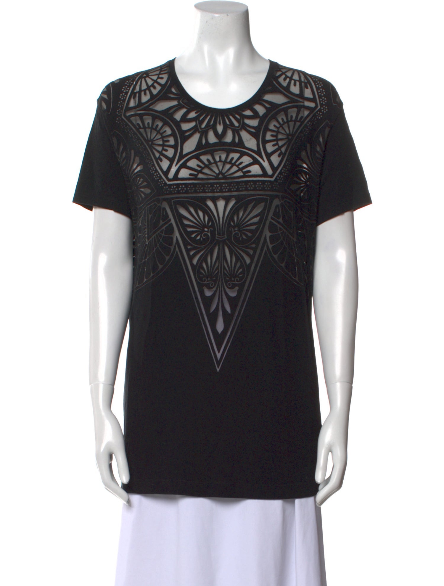Jonathan Saunders Scoop Neck Short Sleeve T-Shirt