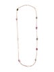 Joon Han 14K Cultured Pearl, Smoky Quartz & Tourmaline Beaded Station Necklace