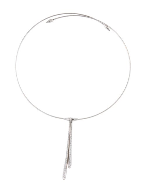Jordan Schlanger Diamond Twig Lavalier Necklace