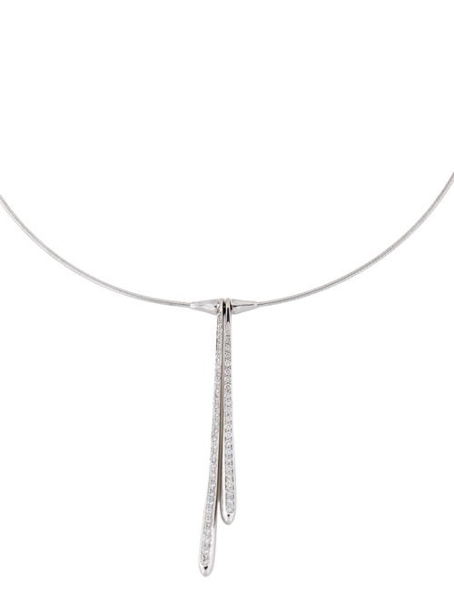 Jordan Schlanger Diamond Twig Lavalier Necklace