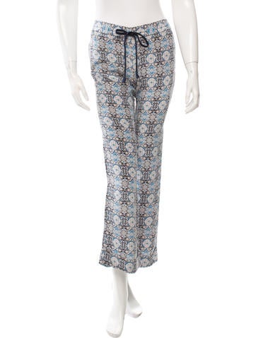 Joseph Printed Silk Pants