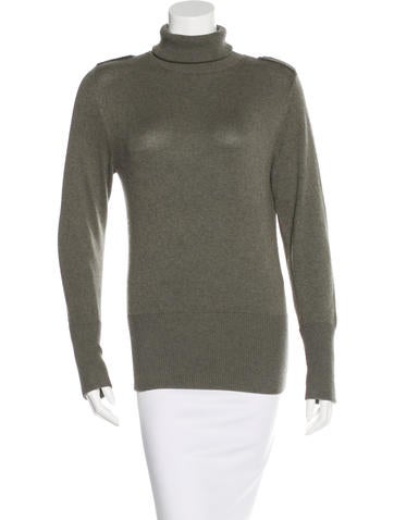 Joseph Silk Cashmere-Blend Turtleneck Sweater
