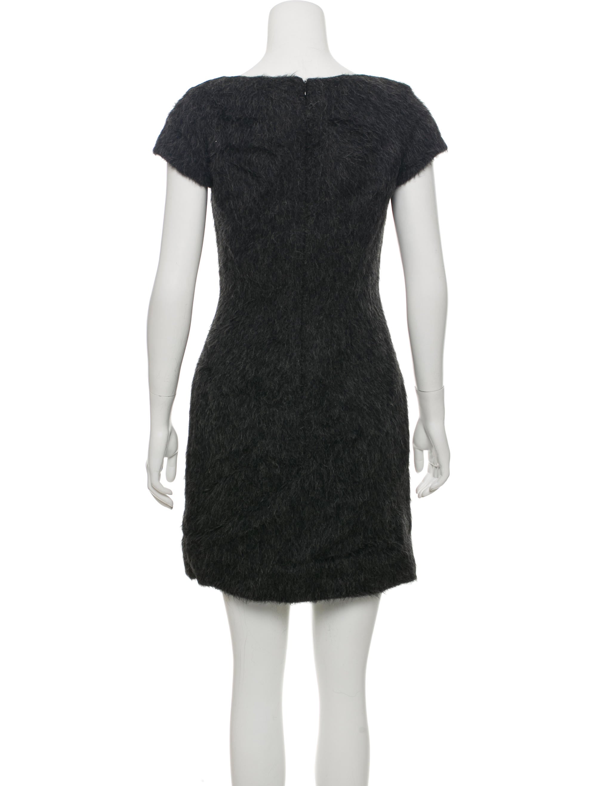 knee length dresses for ladies Vila – Josa V-Neck Short Dress – Bodycon dresses – Black main image 1