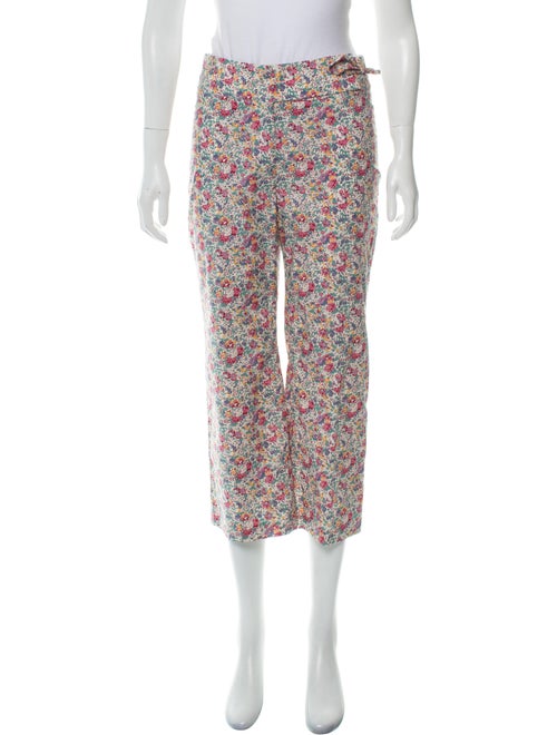Joseph Cropped Floral Pants