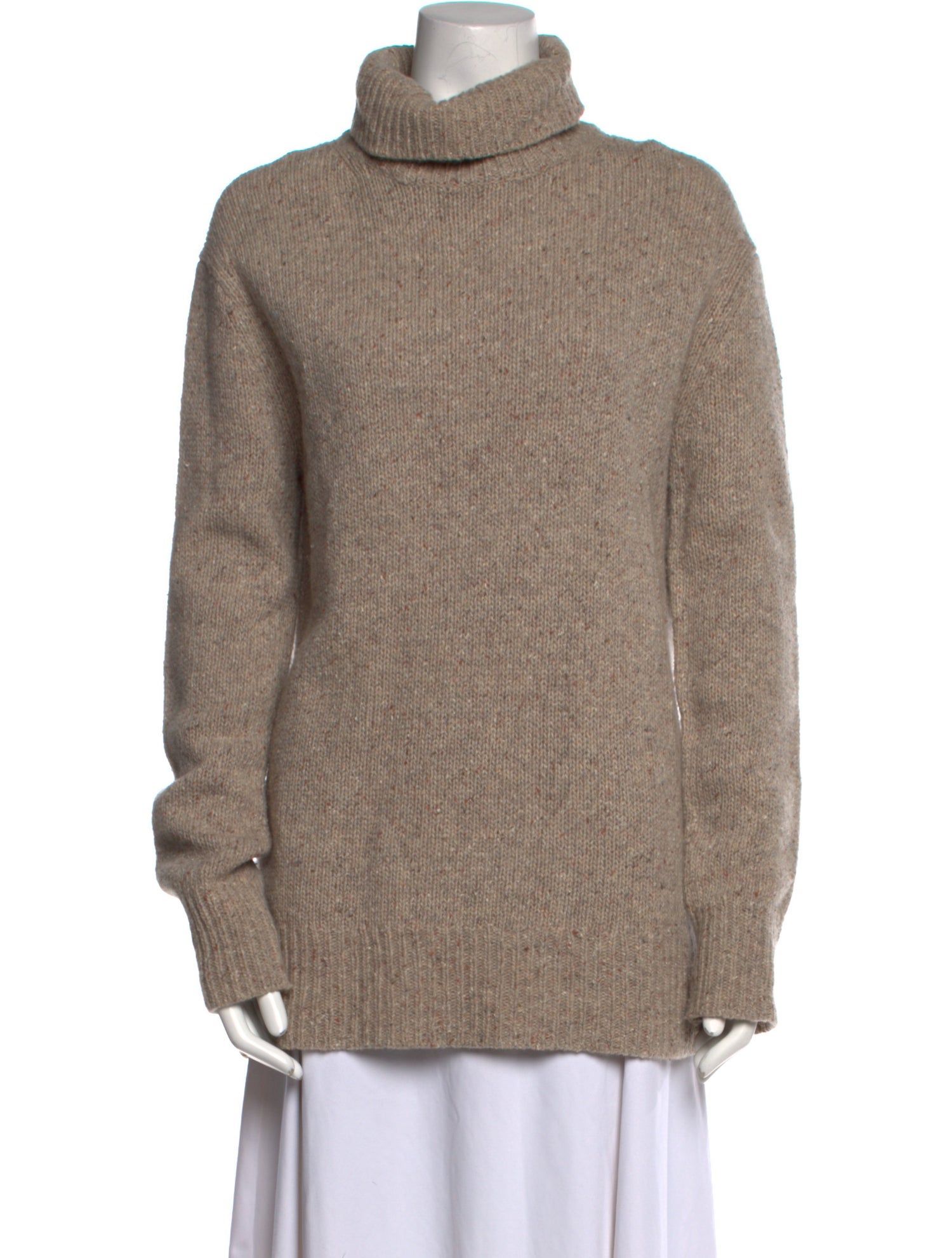 Joseph Lambswool Turtleneck Sweater Neutrals Knitwear, Clothing
