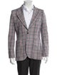 Joseph Houndstooth Print Blazer
