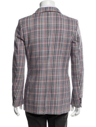 Joseph Houndstooth Print Blazer