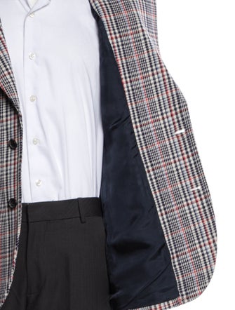 Joseph Houndstooth Print Blazer