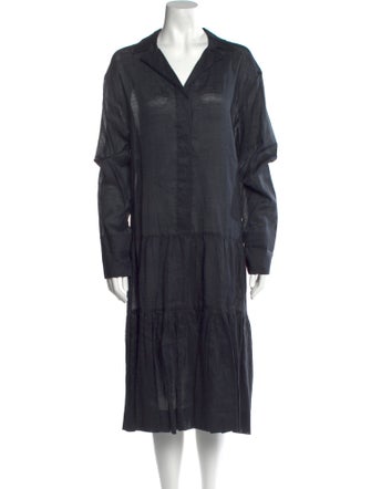 Joseph V-Neck Midi Length Dress