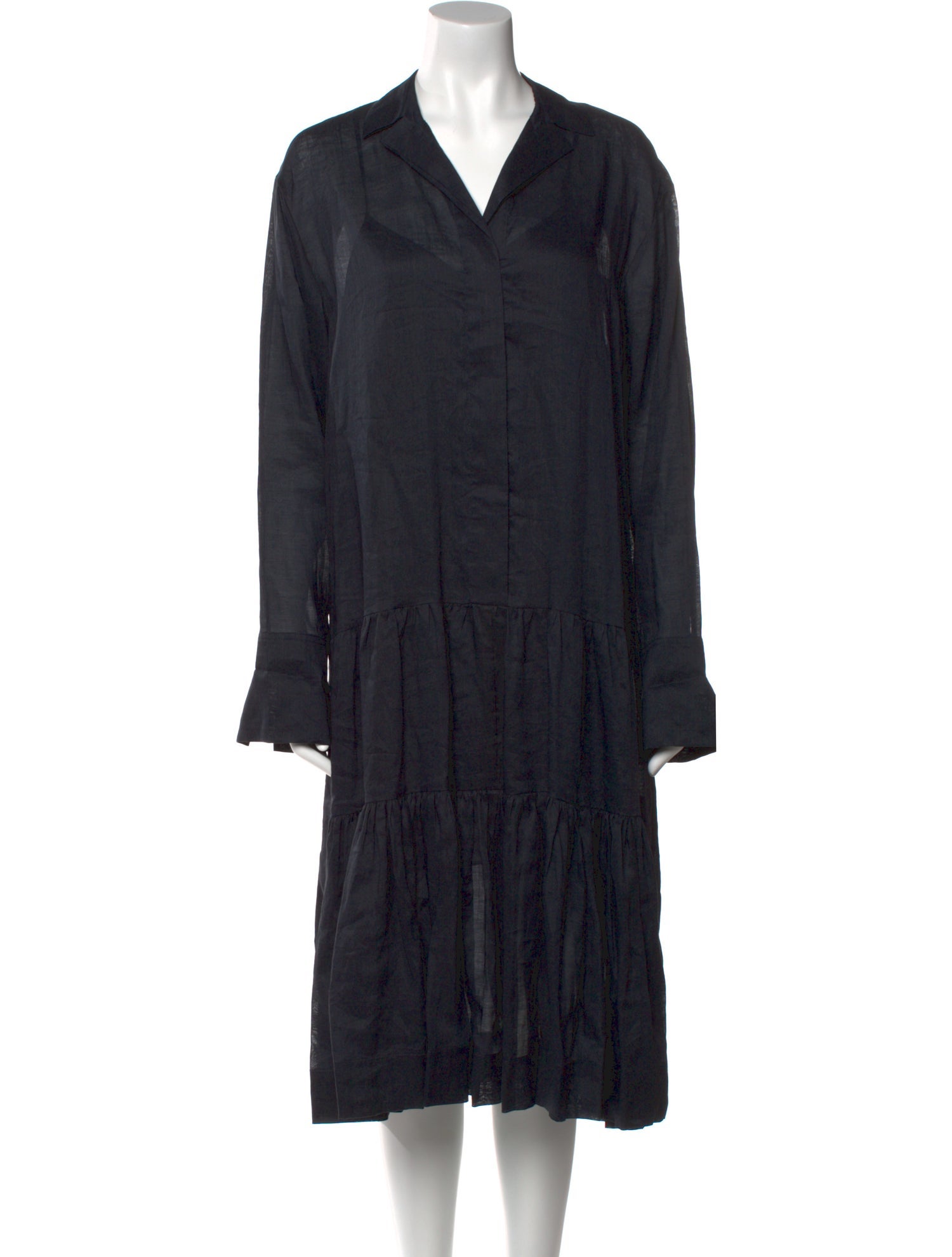 Joseph V-Neck Midi Length Dress