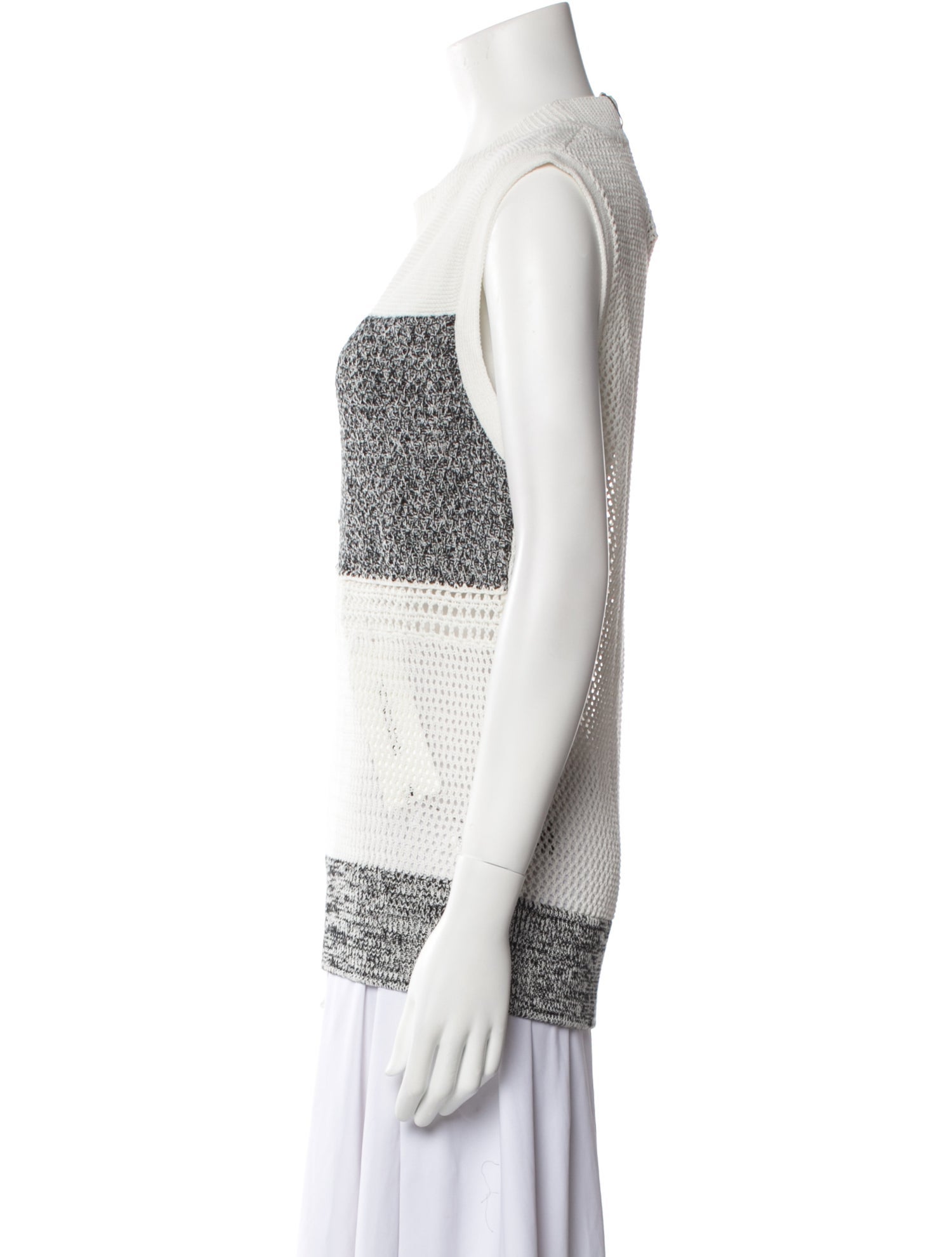Joseph Colorblock Pattern Crew Neck Sweater w/ Tags