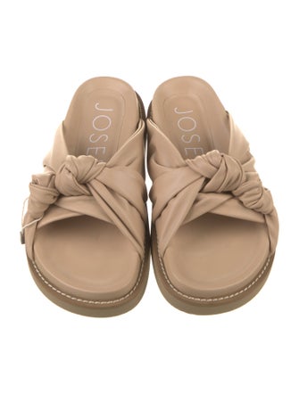 Joseph Leather Slides