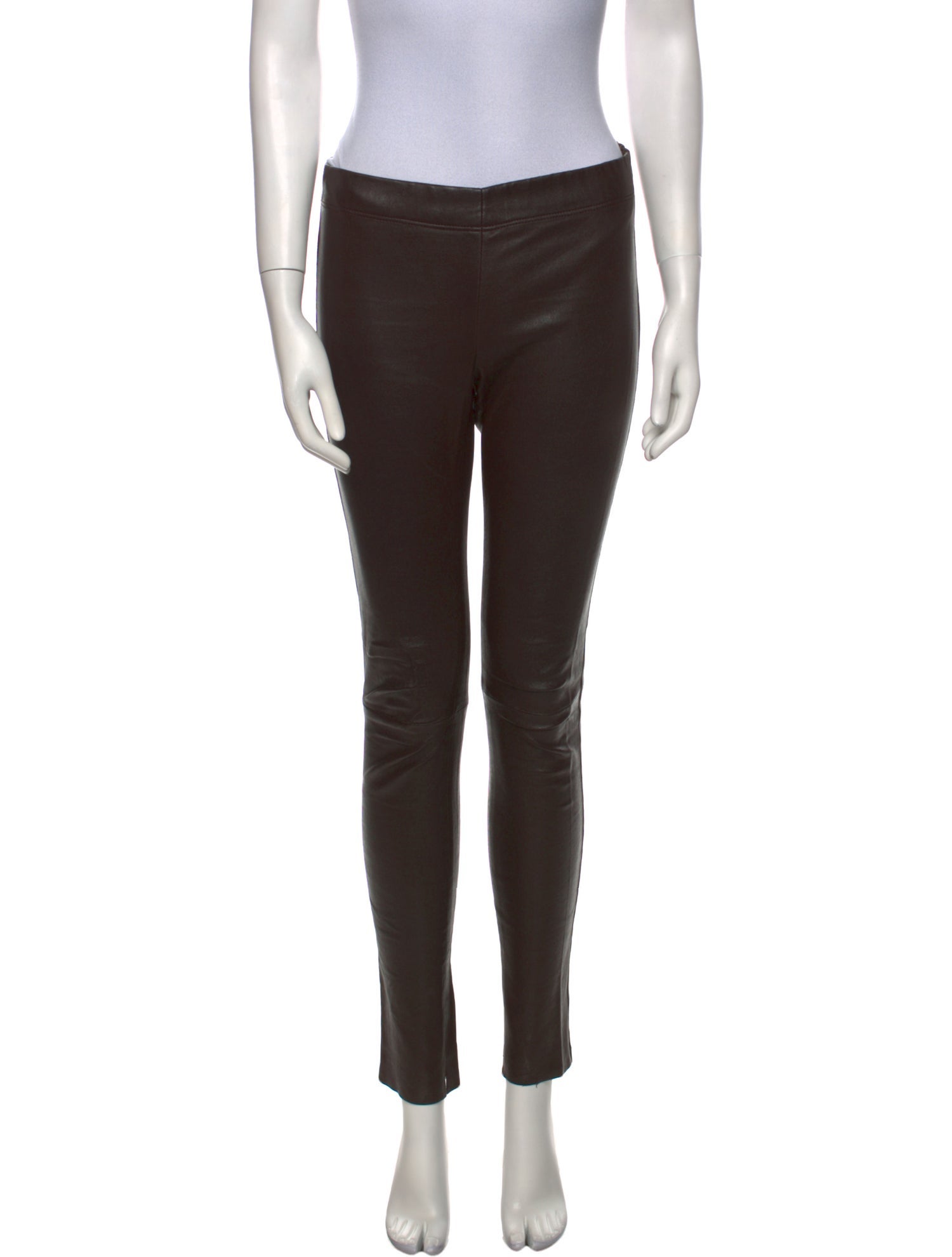 Joseph Lambskin Skinny Leg Pants