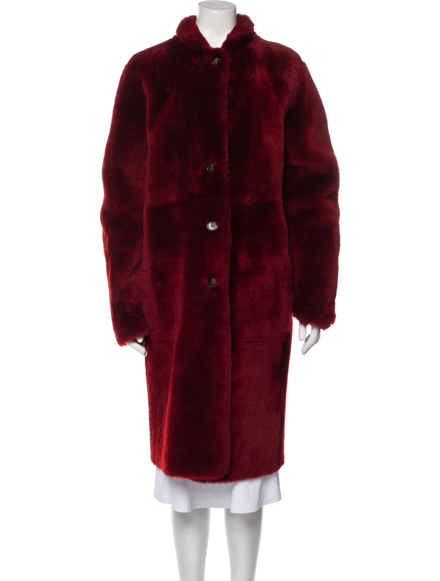Joseph Lambskin Fur Coat