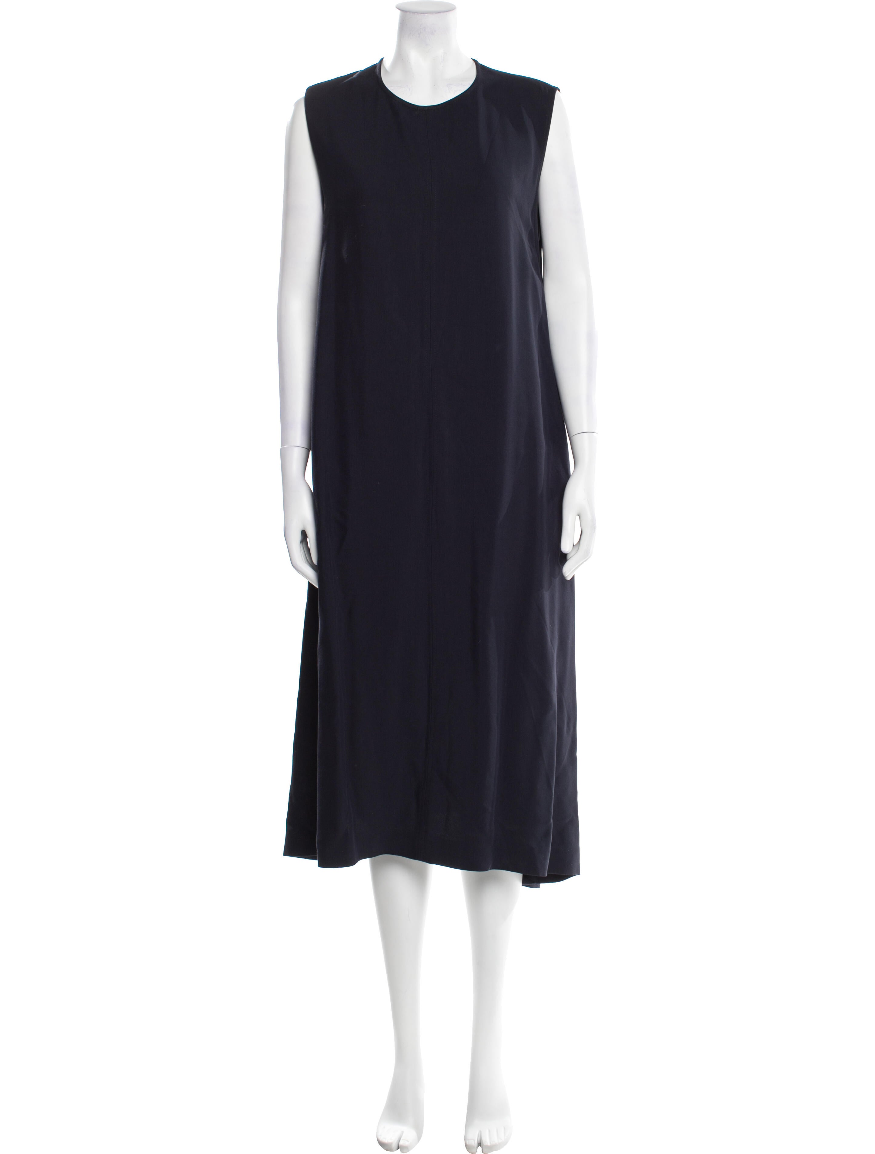 Joseph Crew Neck Midi Length Dress