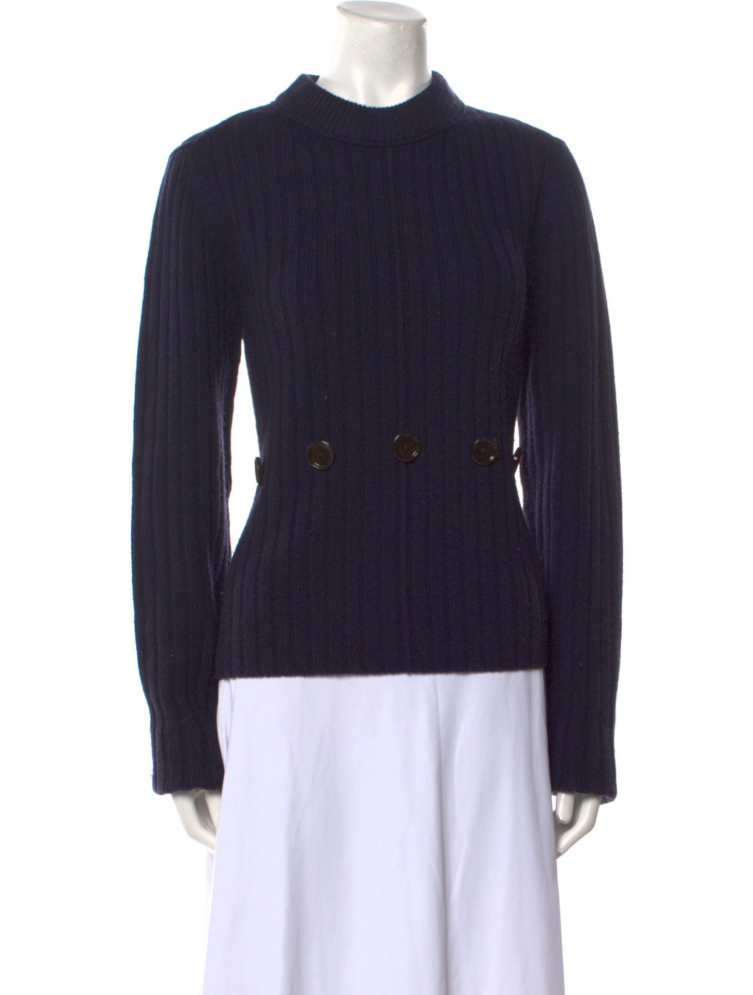 Joseph Wool Mock Neck Sweater