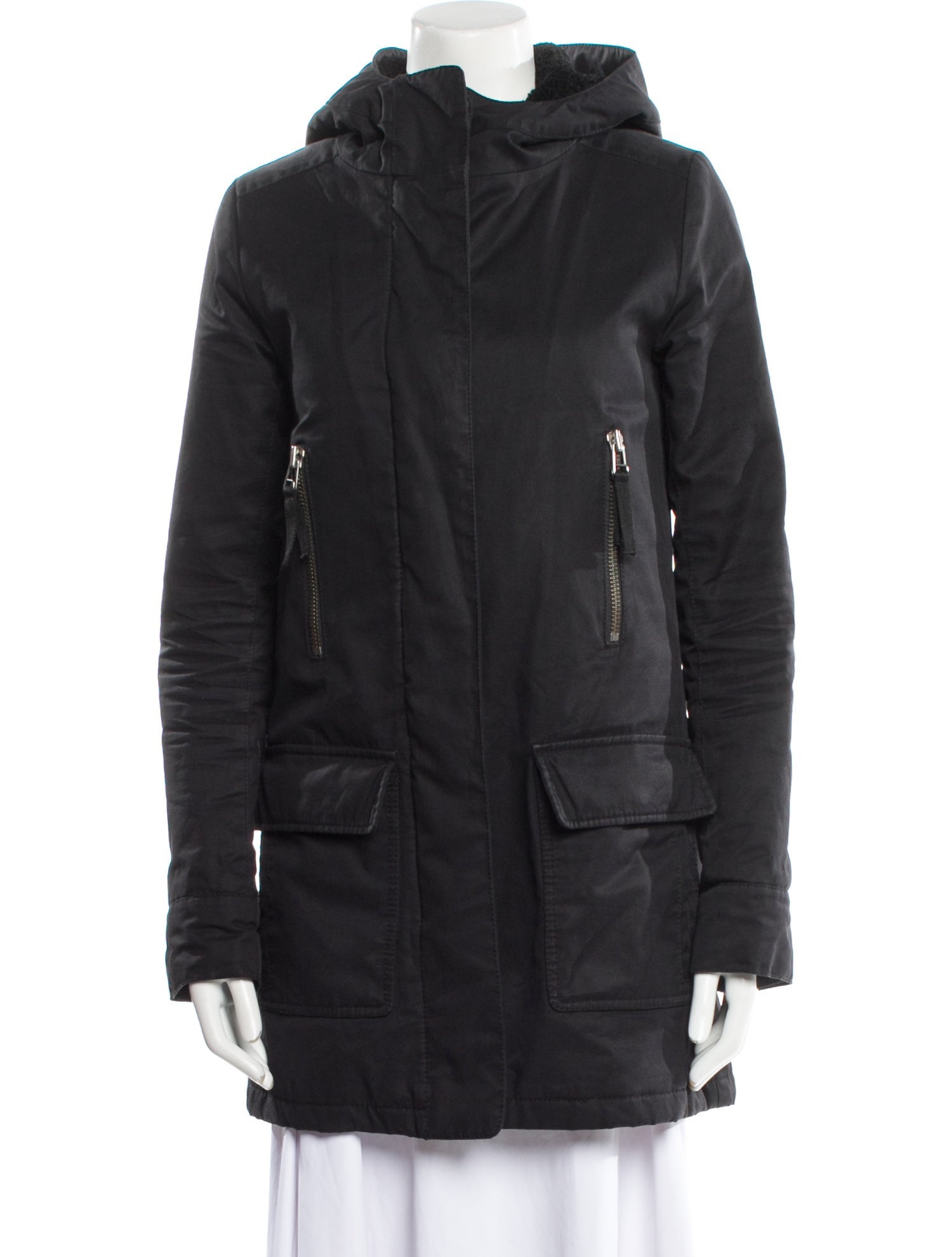 Joseph Faux Fur Coat