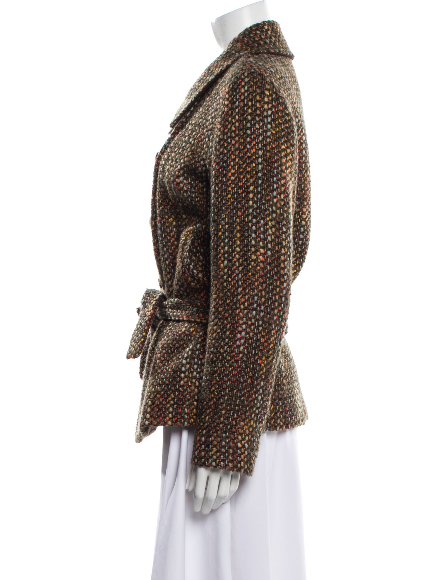 Joseph Wool Tweed Pattern Blazer