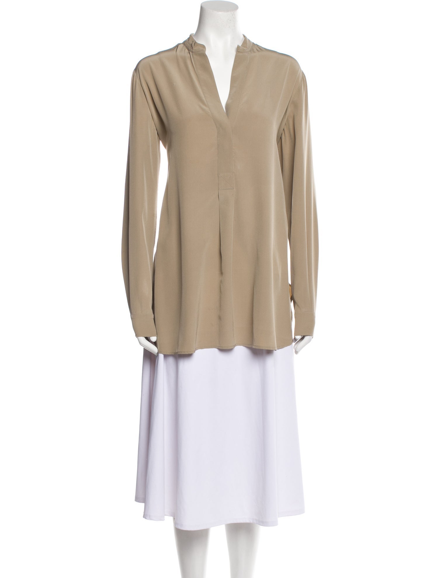 Joseph Silk V-Neck Tunic