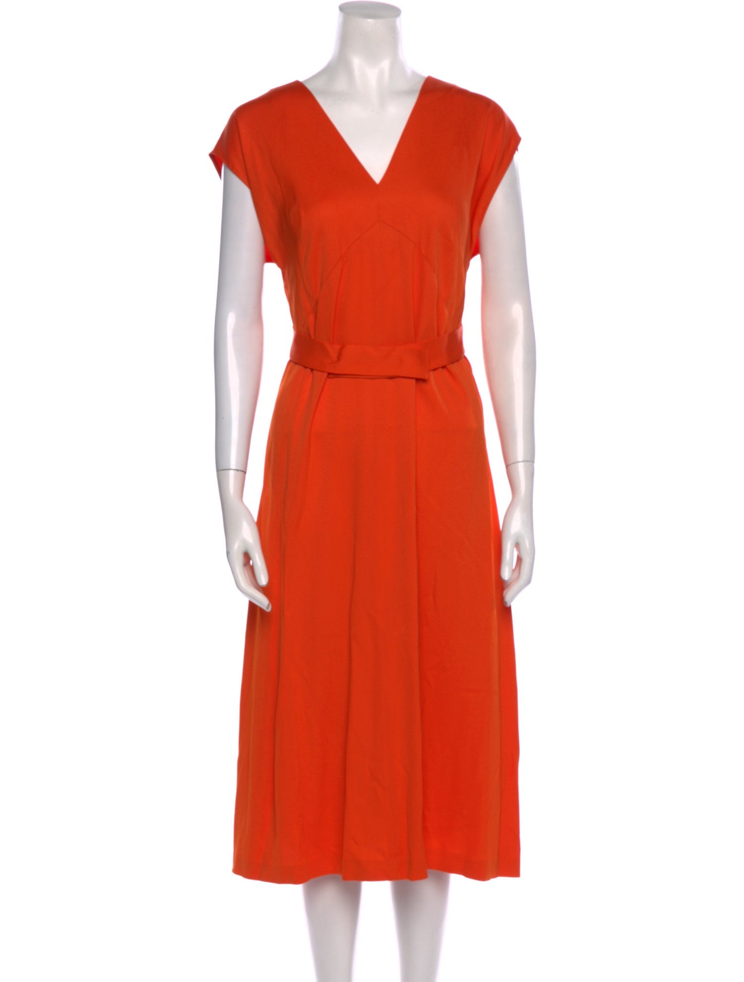 Joseph V-Neck Midi Length Dress
