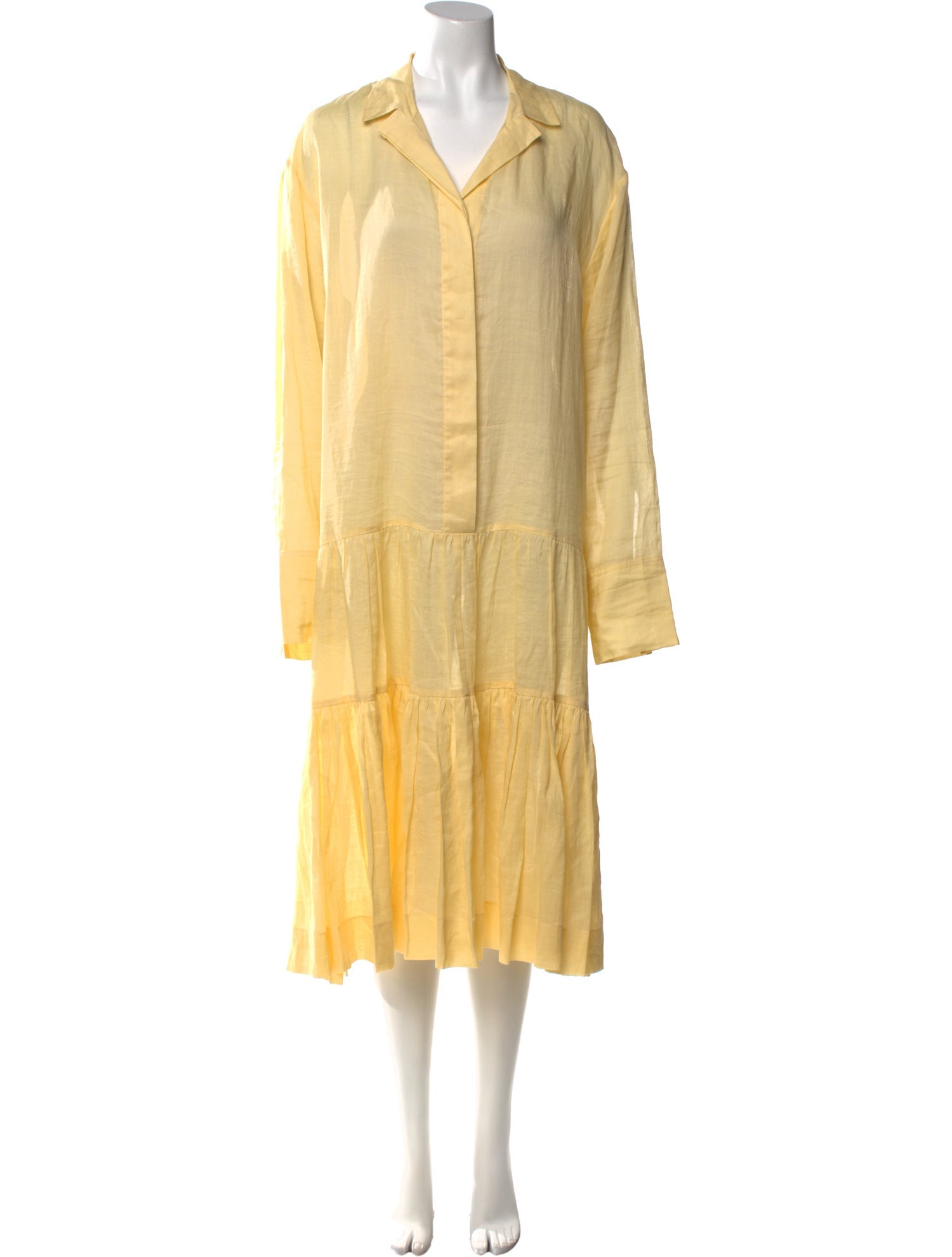 Joseph V-Neck Midi Length Dress