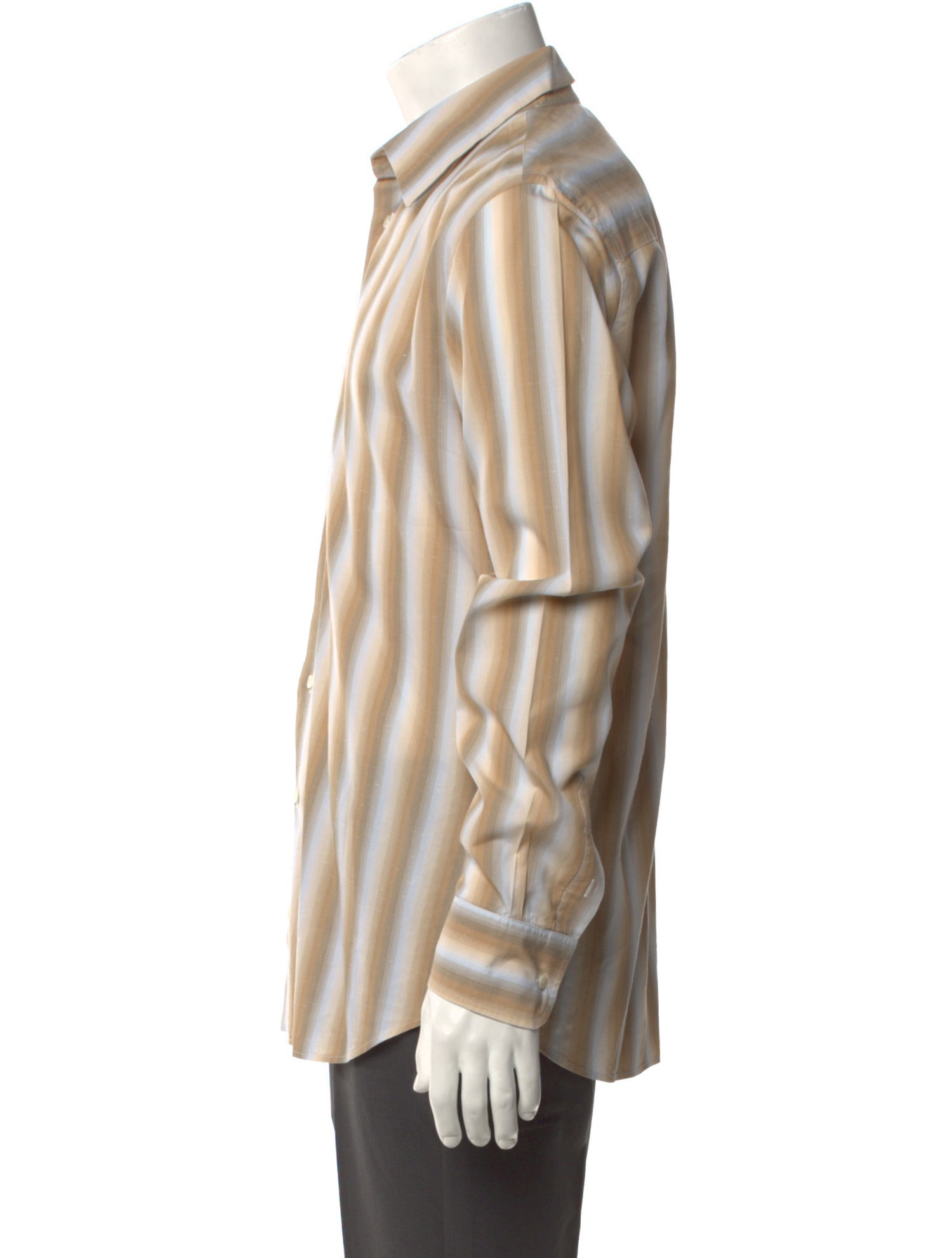Joseph Striped Long Sleeve Dress Shirt