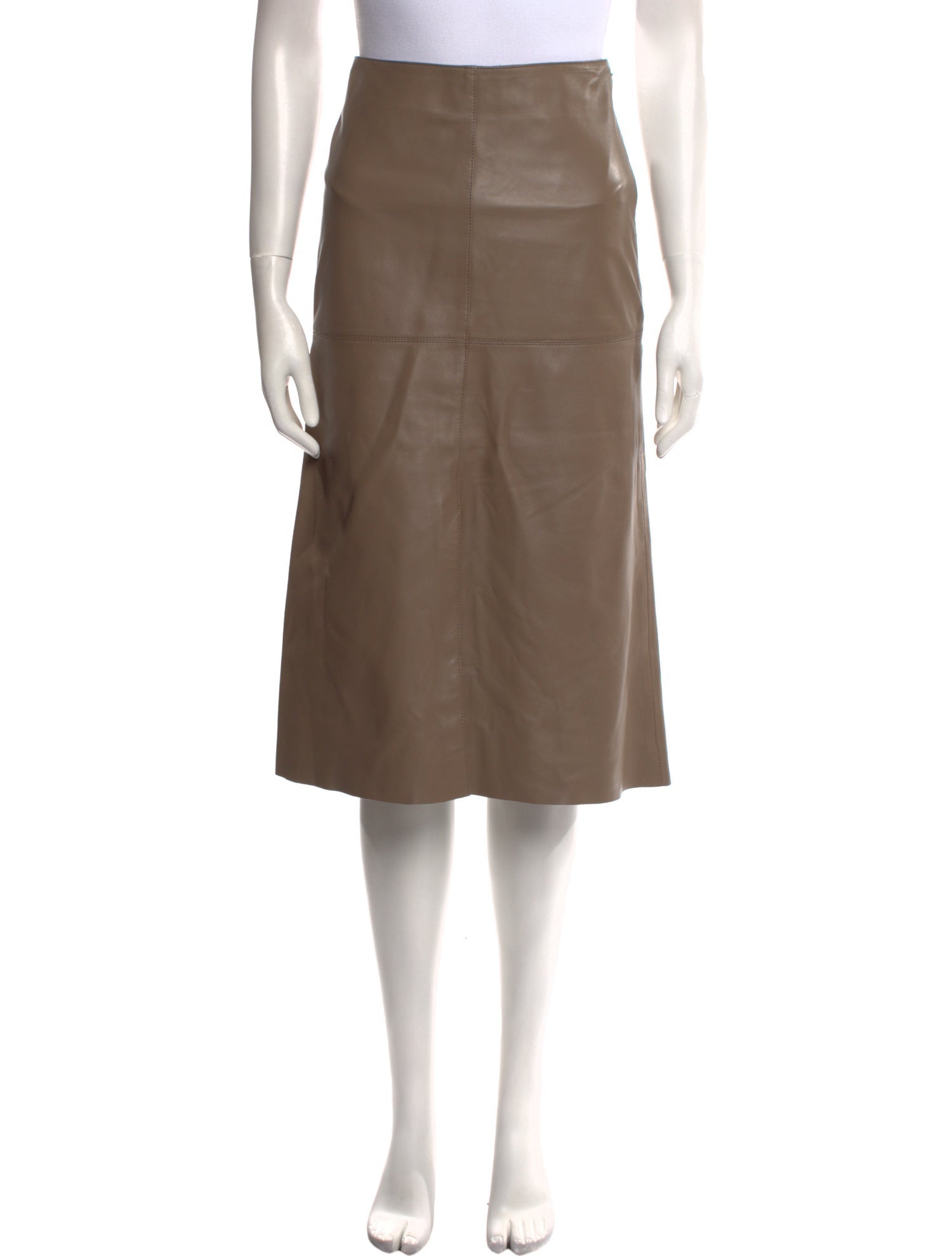 Joseph Leather Knee-Length Skirt